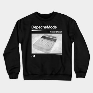 Speak & Spell // Depeche Mode - Artwork 90's Design Crewneck Sweatshirt